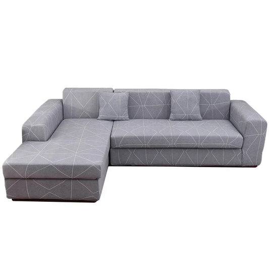 Living Room Chaise Sofa Cover Elastic Set Sofa Cover