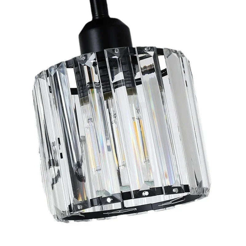 Crystal Ceiling Lights Modern Lamps Black