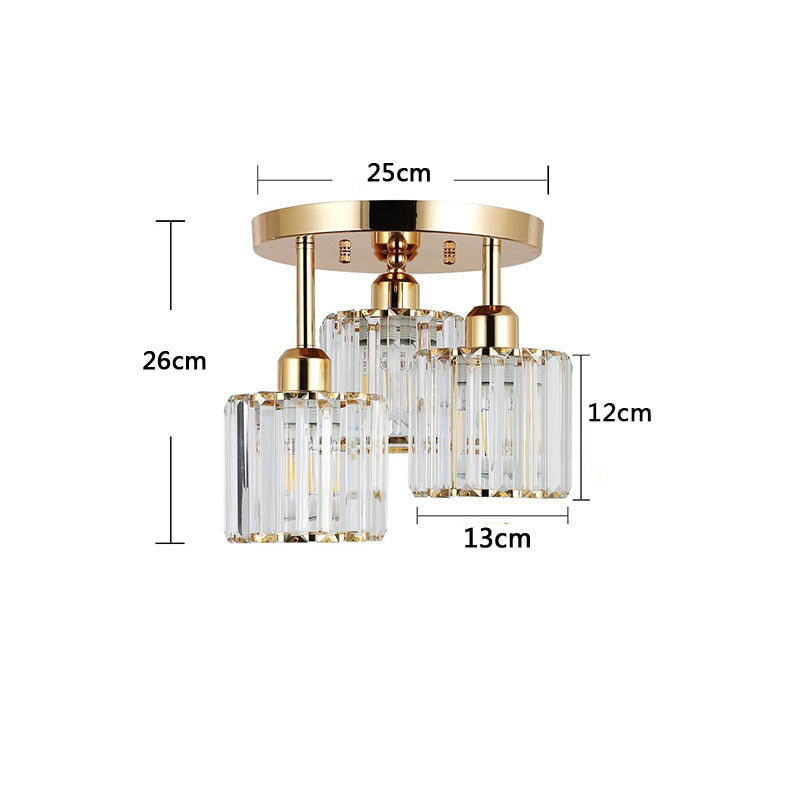 Crystal Ceiling Lights Modern Lamps Black